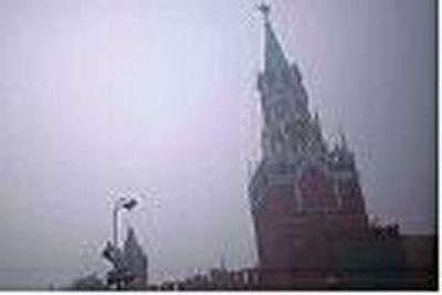 雾霾中的莫斯科